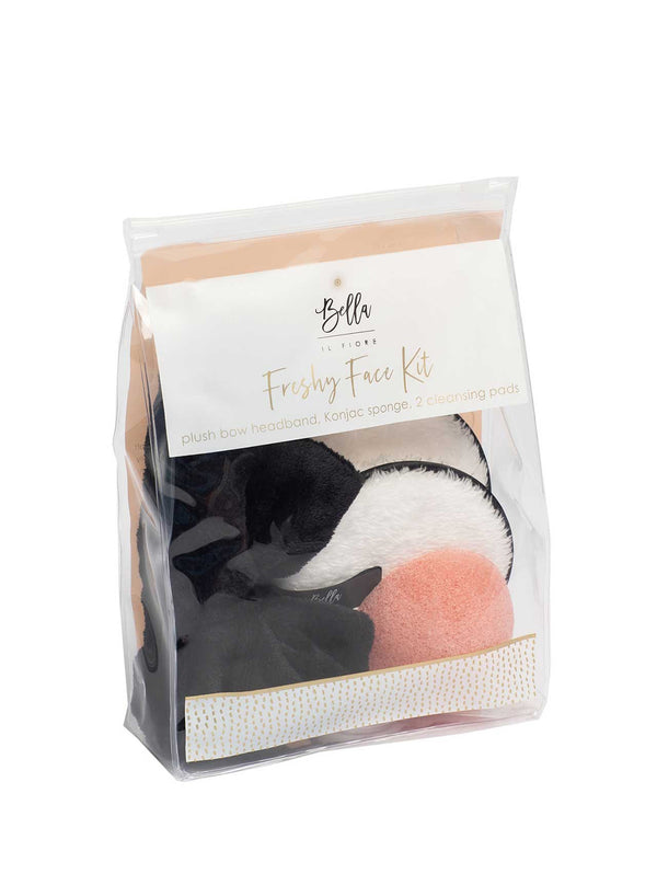 Freshy Face Bow Set - Black-BELLA-Over the Rainbow
