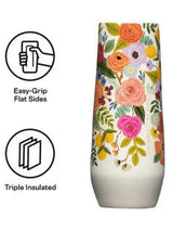 Rifle Paper Co. Stemless Flute 7oz - Garden Party Cream-CORKCICLE-Over the Rainbow