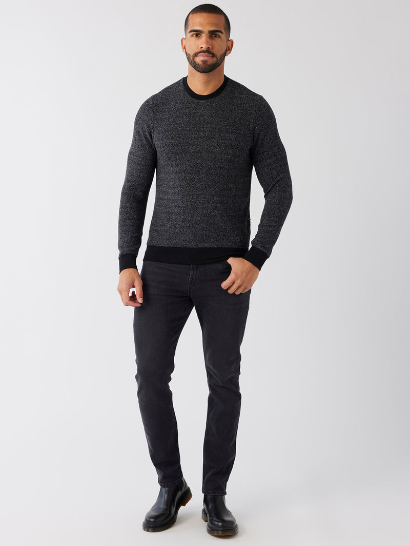 Brushed Boucle Top - Black-SOL ANGELES-Over the Rainbow