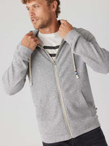 Thermal Zip Hoodie - Heather-SOL ANGELES-Over the Rainbow
