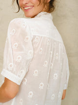 Frani Embroidered Shirt - White