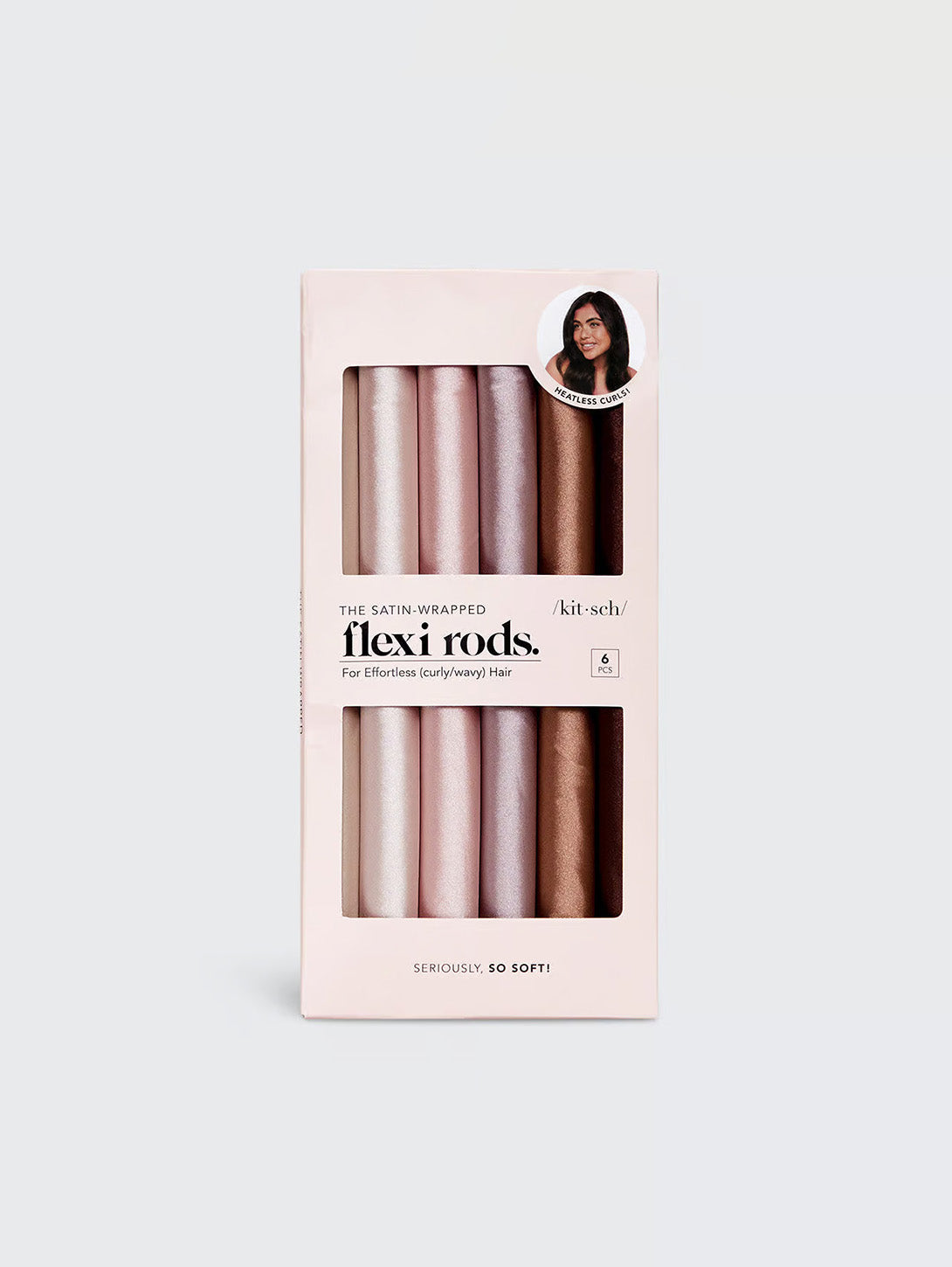 Satin Wrapped Flexi Rods - 6pc Set-KITSCH-Over the Rainbow