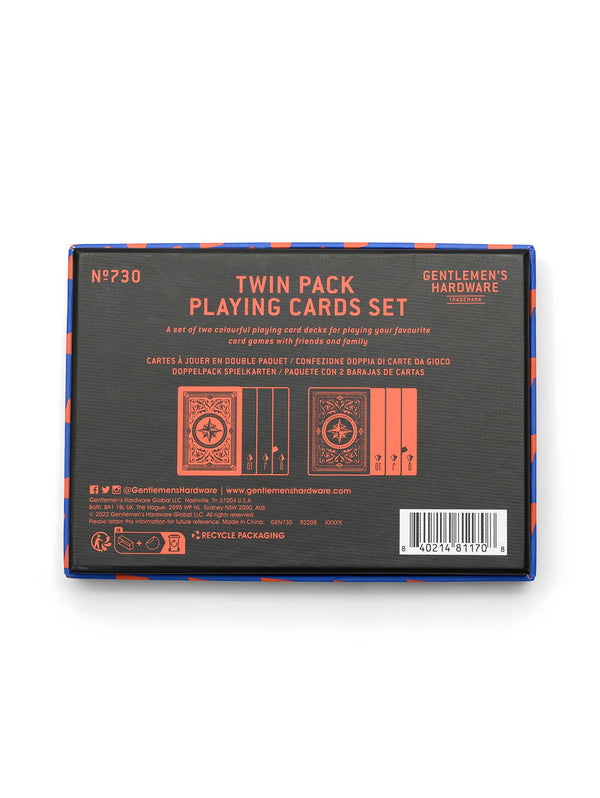 Twins Pack Playing Cards - Multi-GENTLEMAN'S HARDWARE-Over the Rainbow
