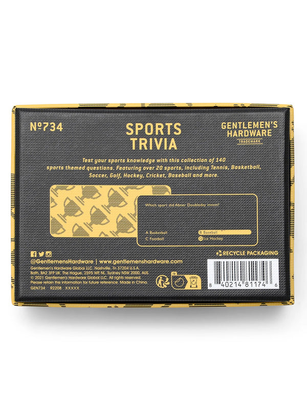 Sports Trivia - Multi-GENTLEMAN'S HARDWARE-Over the Rainbow