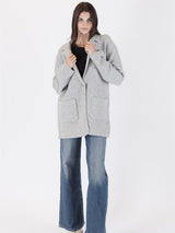 Genie Blazer Sweater - Grey-LYLA+LUXE-Over the Rainbow