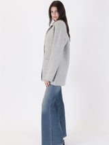 Genie Blazer Sweater - Grey-LYLA+LUXE-Over the Rainbow