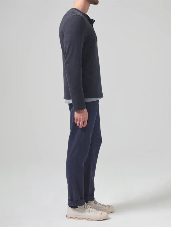 Gage Straight Linen Pant - Night Flight-Citizens of Humanity-Over the Rainbow
