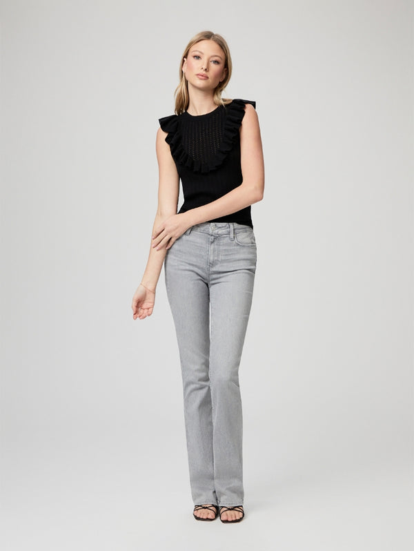 Laurel Canyon Bootcut Jean - Grey Skies-Paige-Over the Rainbow