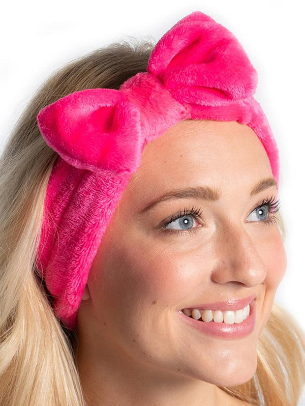 Plush Bow - Hot Pink-BELLA-Over the Rainbow