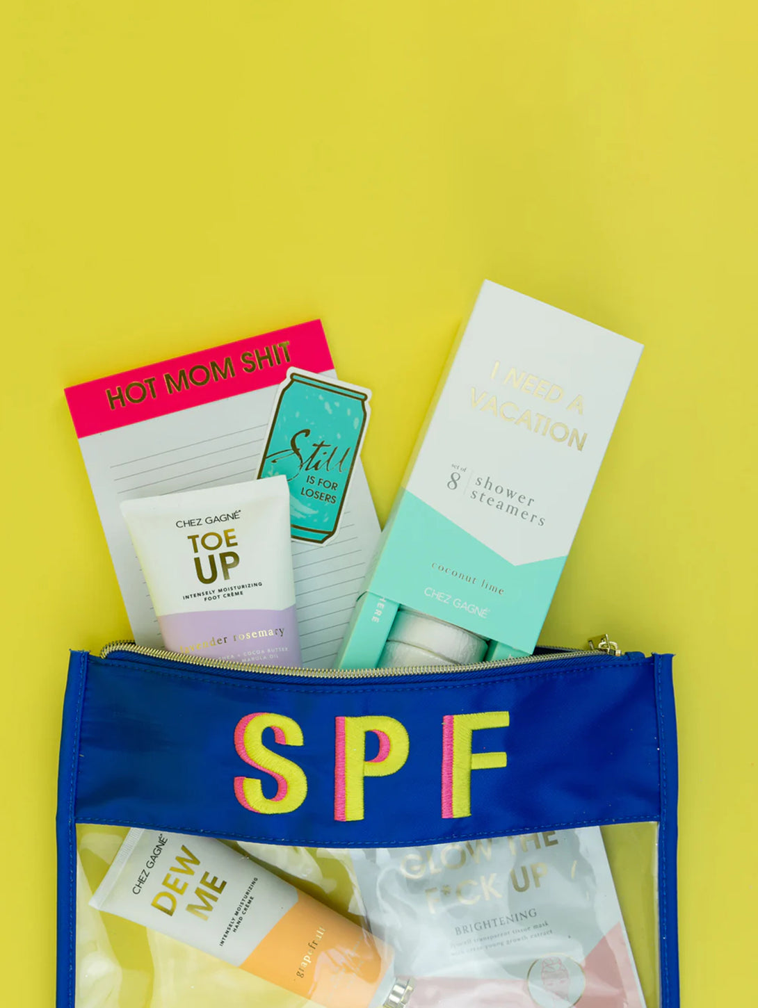 I Need A Vacation Shower Steamer Set - Coconut Lime-CHEZ GAGNE LETTERPRESS-Over the Rainbow