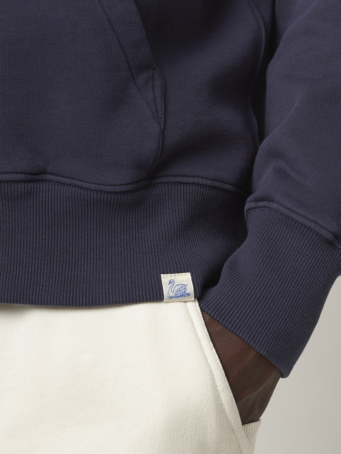 Zip Up Hoody - Denim Blue-MERZ B SCHWANEN-Over the Rainbow