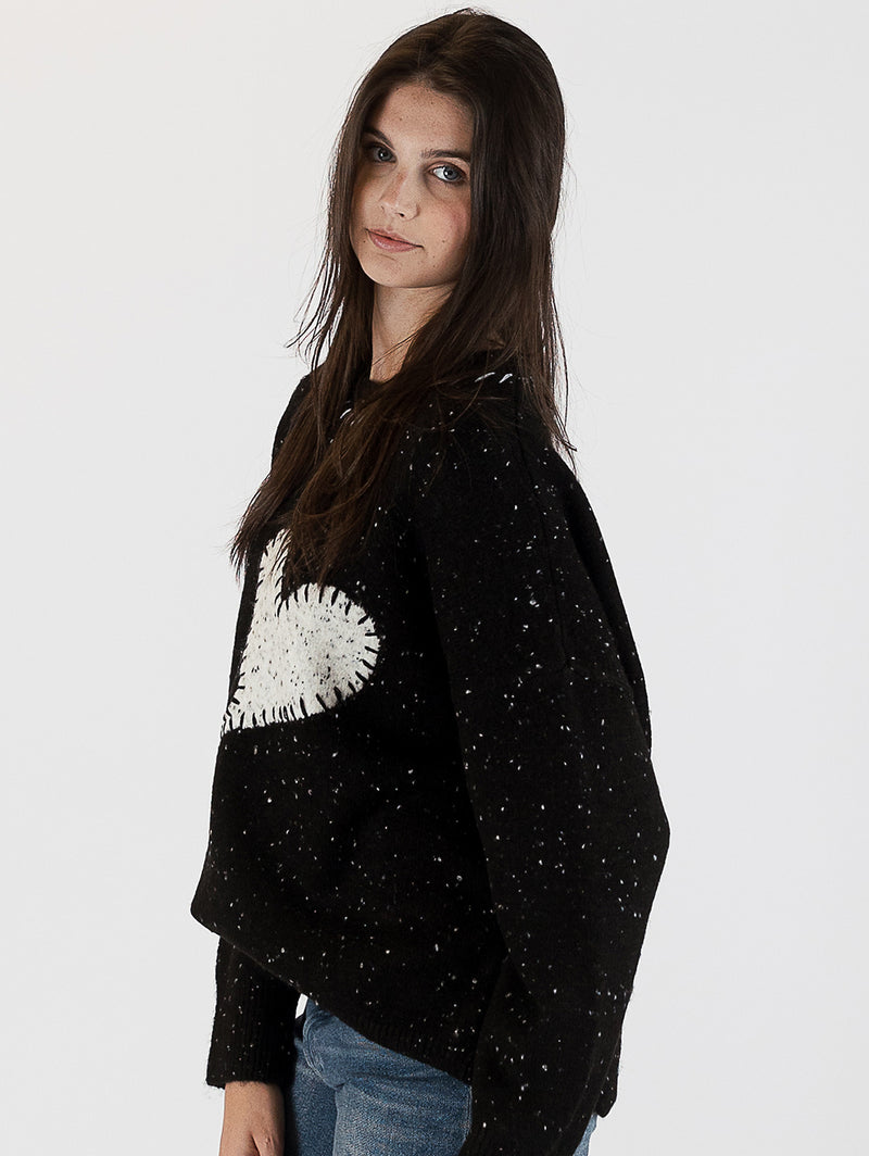 Heart Sweater-LYLA+LUXE-Over the Rainbow