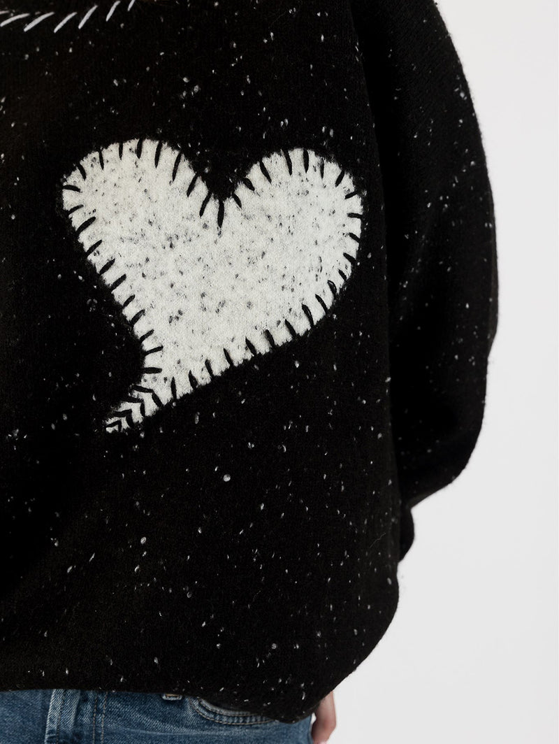 Heart Sweater-LYLA+LUXE-Over the Rainbow