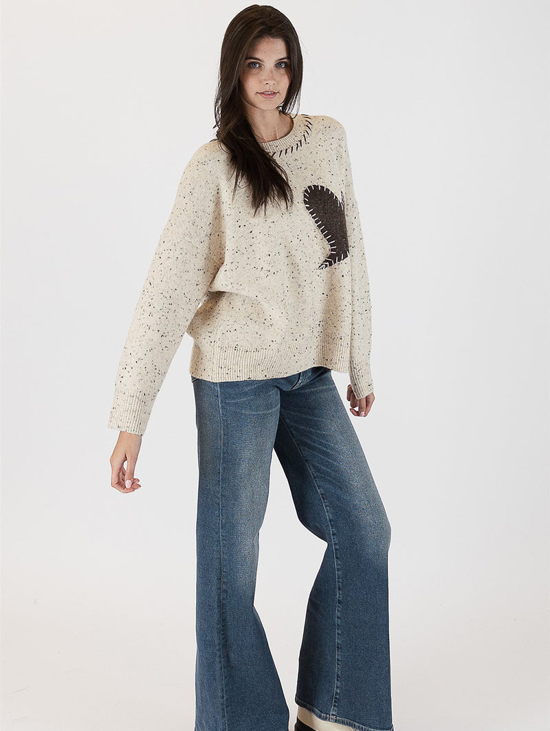 Heart Sweater-LYLA+LUXE-Over the Rainbow