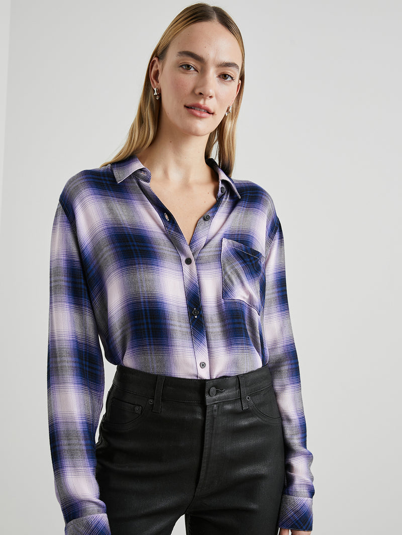 Hunter Plaid Shirt - Orchid-Rails-Over the Rainbow