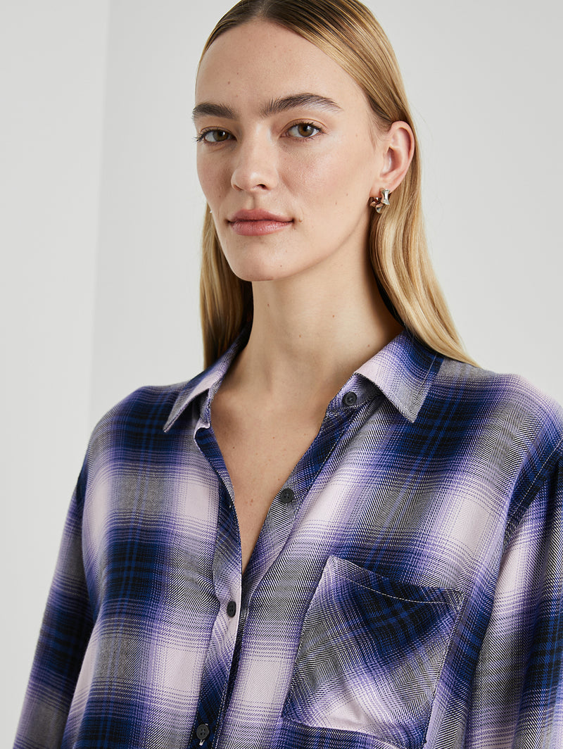 Hunter Plaid Shirt - Orchid-Rails-Over the Rainbow
