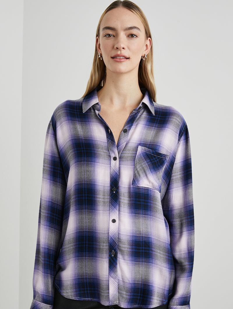 Hunter Plaid Shirt - Orchid-Rails-Over the Rainbow
