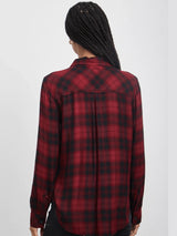 Hunter Plaid Shirt - Crimson Pitch-Rails-Over the Rainbow