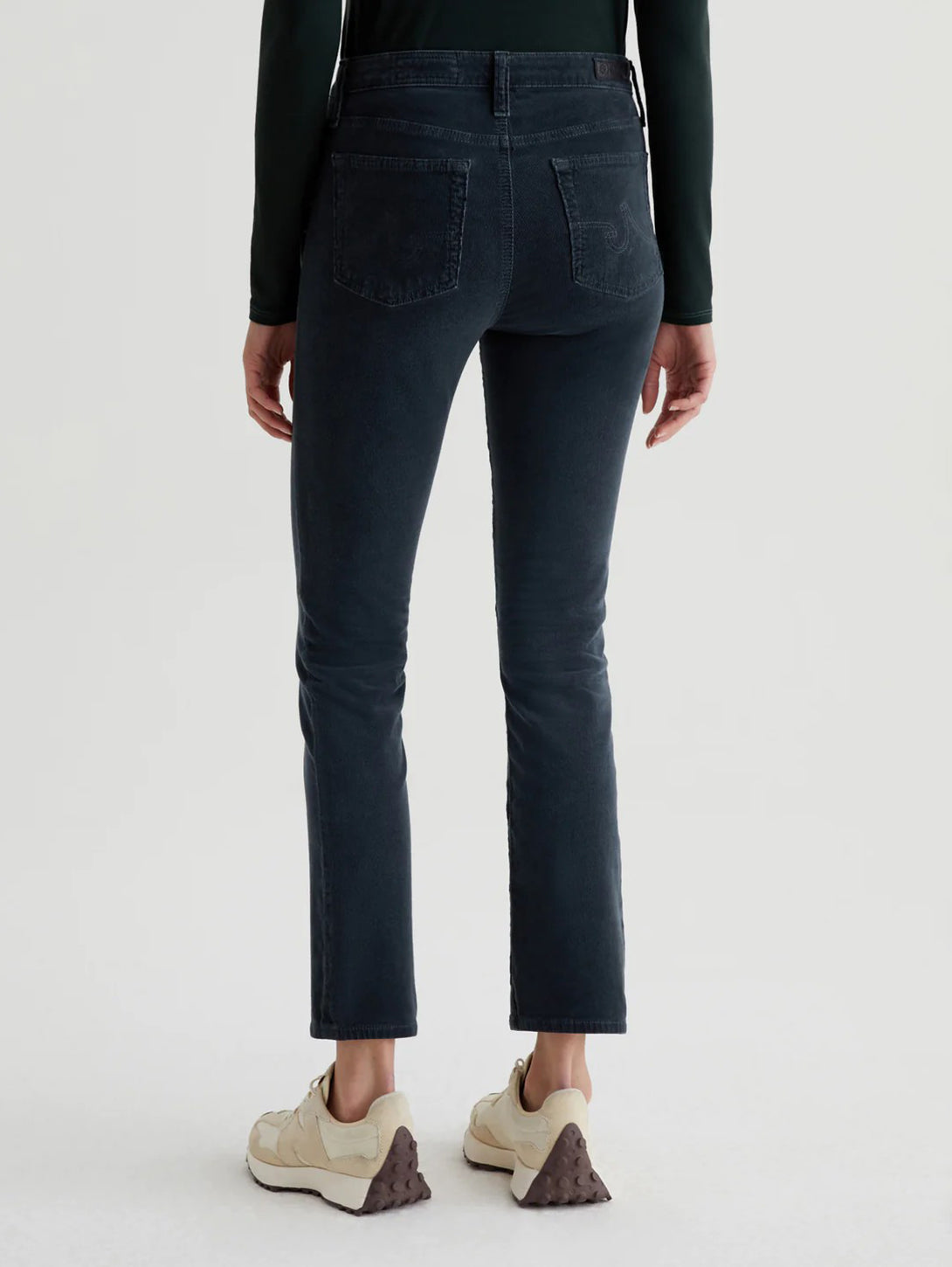 Mari Mid Rise Corduroy Pant-AG Jeans-Over the Rainbow