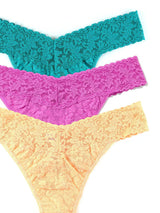 Original Rise Thongs 3 Pack - Raspberry Ice