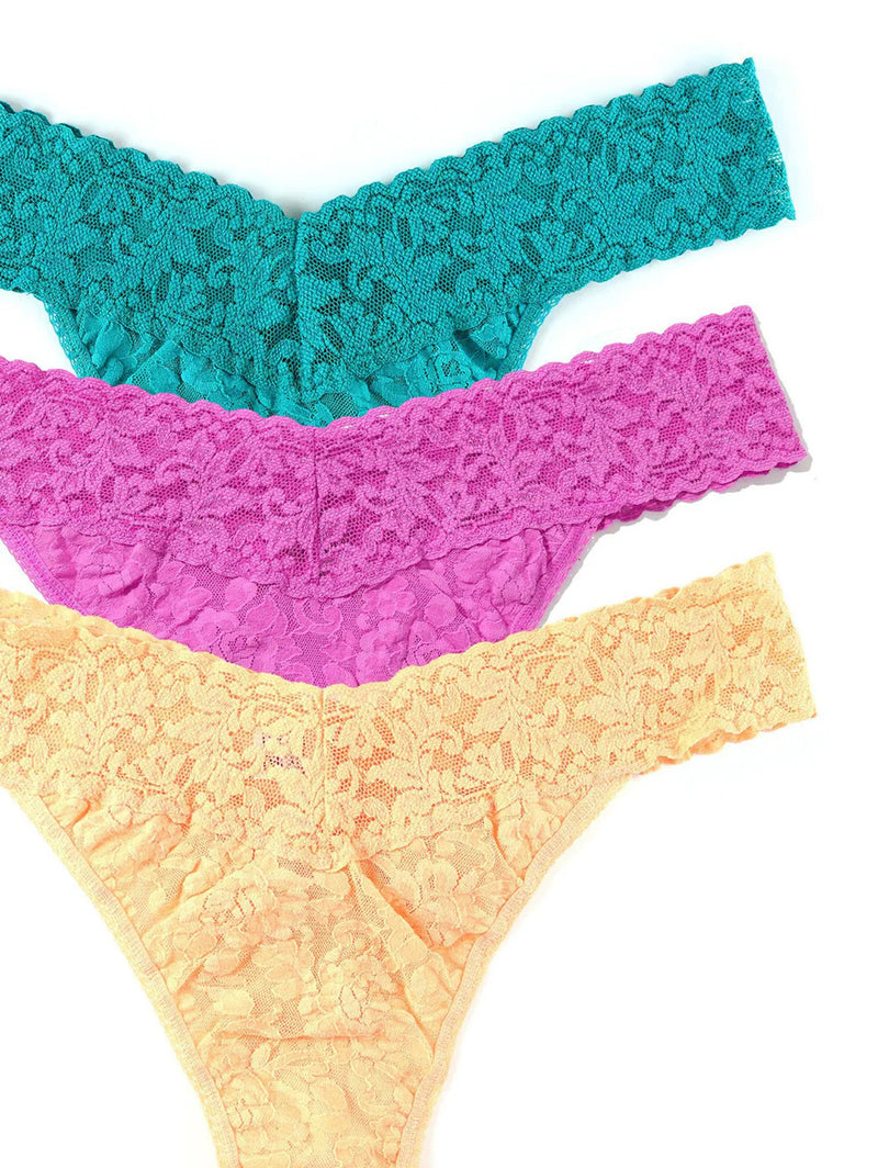 Original Rise Thongs 3 Pack - Raspberry Ice