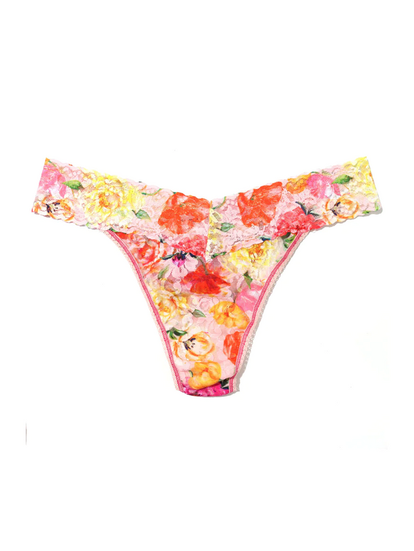 Original Rise Lace Thong - Bring Me Flowers-Hanky Panky-Over the Rainbow