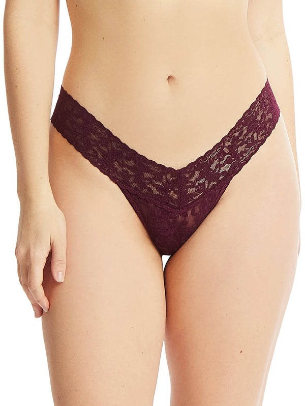 Low Rise Thong - Dried Cherry-Hanky Panky-Over the Rainbow