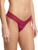 Low Rise Thong - Merlot
