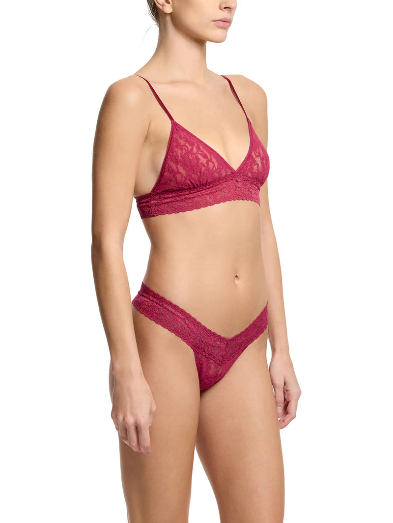 Low Rise Thong - Merlot