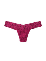 Low Rise Thong - Merlot