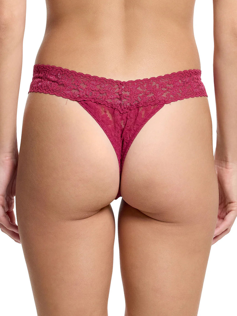 Original Rise Thong - Merlot
