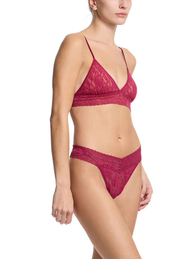 Original Rise Thong - Merlot