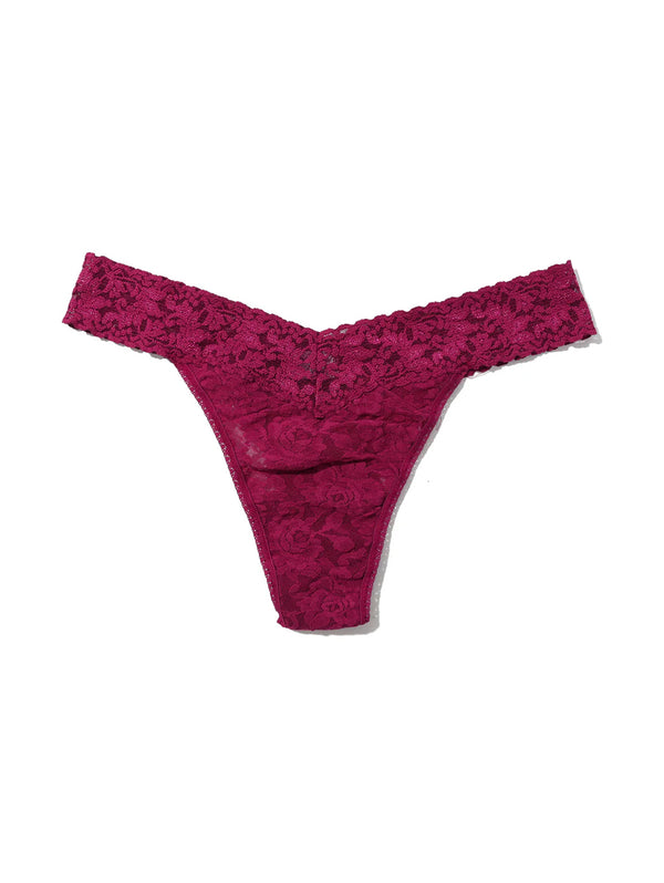 Original Rise Thong - Merlot