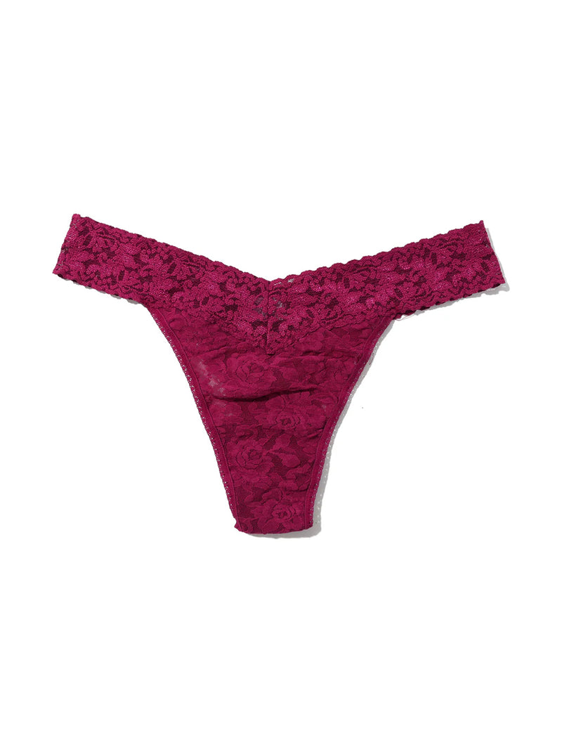 Original Rise Thong - Merlot