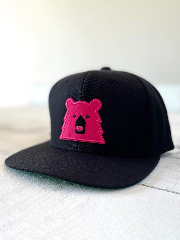 NSTP Snapback Bear Hat - Hot Pink-North Standard Trading Post-Over the Rainbow
