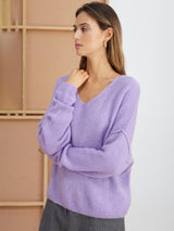 Hailey V-Neck Sweater-CHARLI-Over the Rainbow