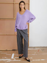 Hailey V-Neck Sweater-CHARLI-Over the Rainbow