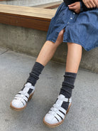 Snow Socks - Snow Charcoal-LE BON SHOPPE-Over the Rainbow