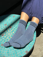 Girlfriend Socks - Indigo-LE BON SHOPPE-Over the Rainbow