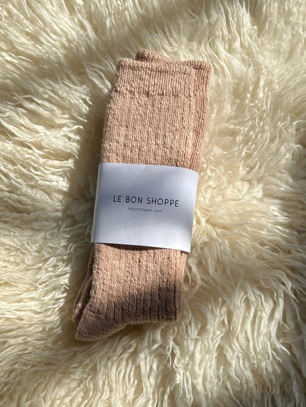 Cottage Socks - Peachy Keen-LE BON SHOPPE-Over the Rainbow