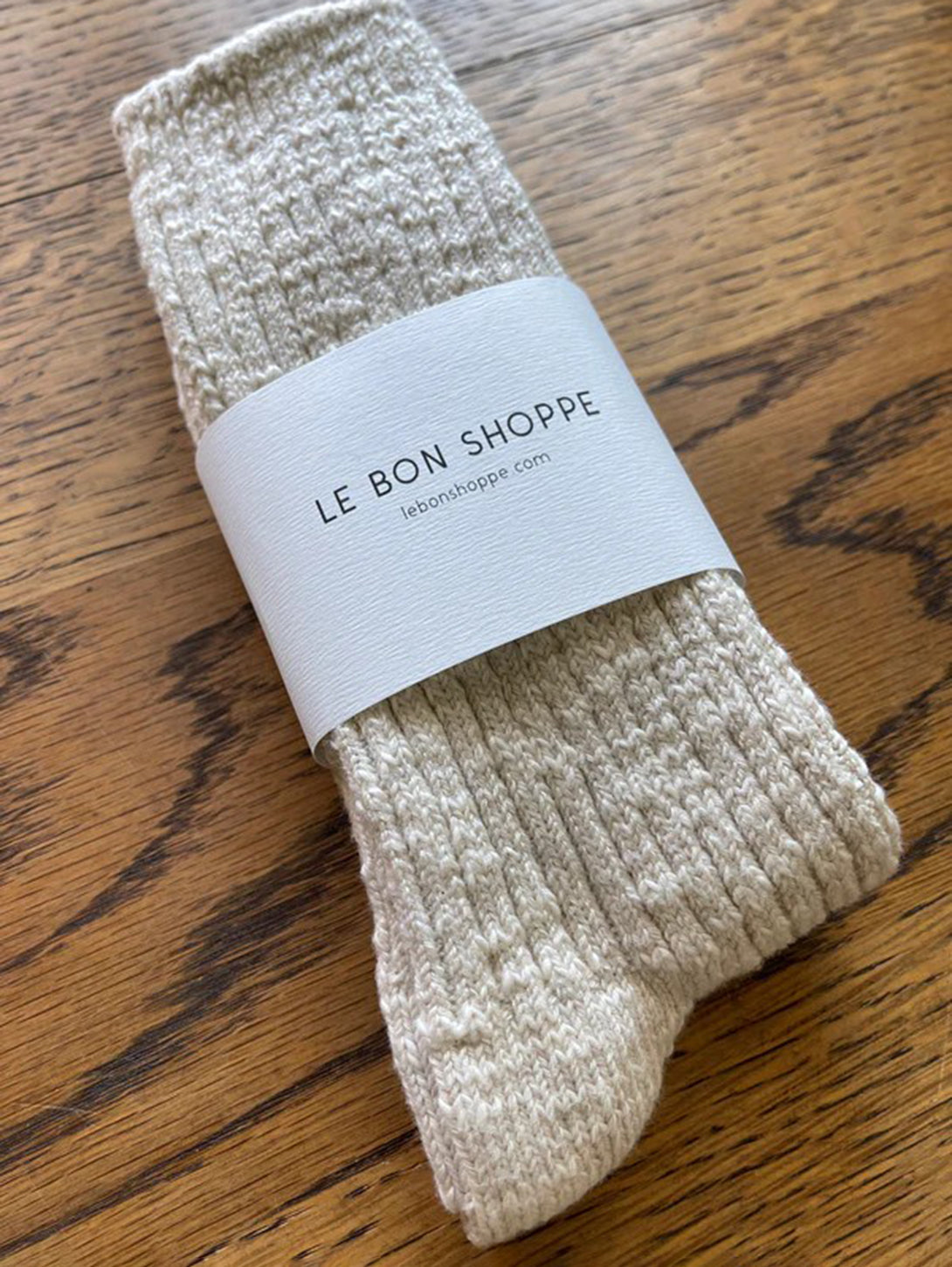 Cottage Socks - Oatmeal-LE BON SHOPPE-Over the Rainbow