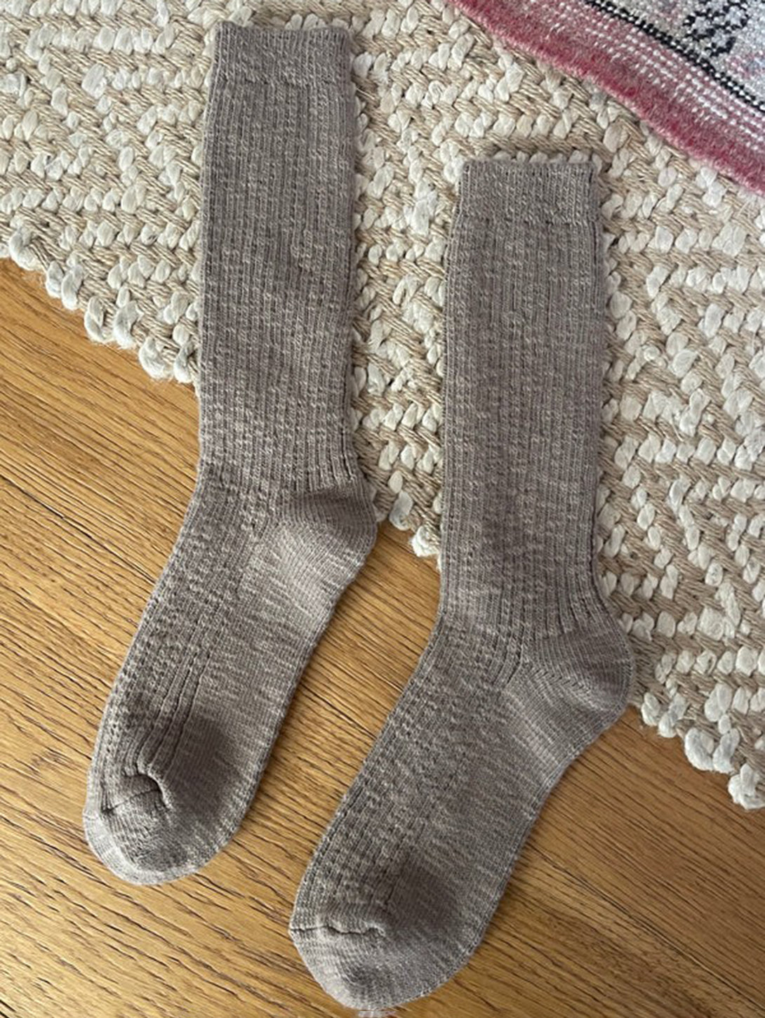 Cottage Socks - Flax-LE BON SHOPPE-Over the Rainbow