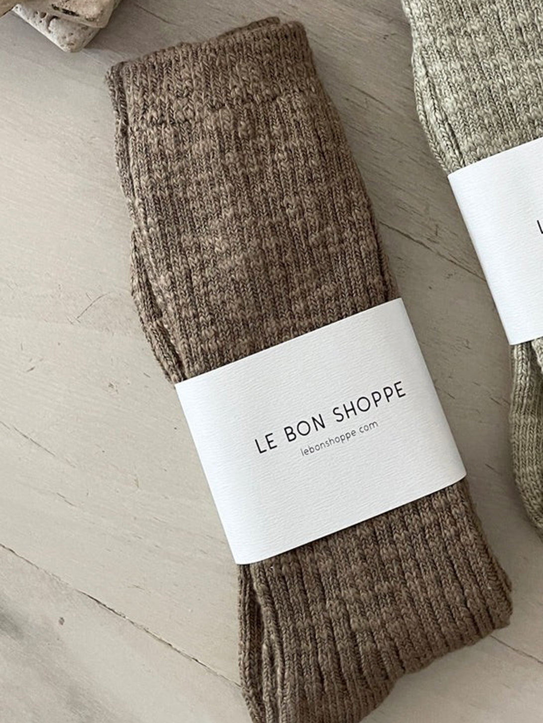 Cottage Socks - Flax-LE BON SHOPPE-Over the Rainbow