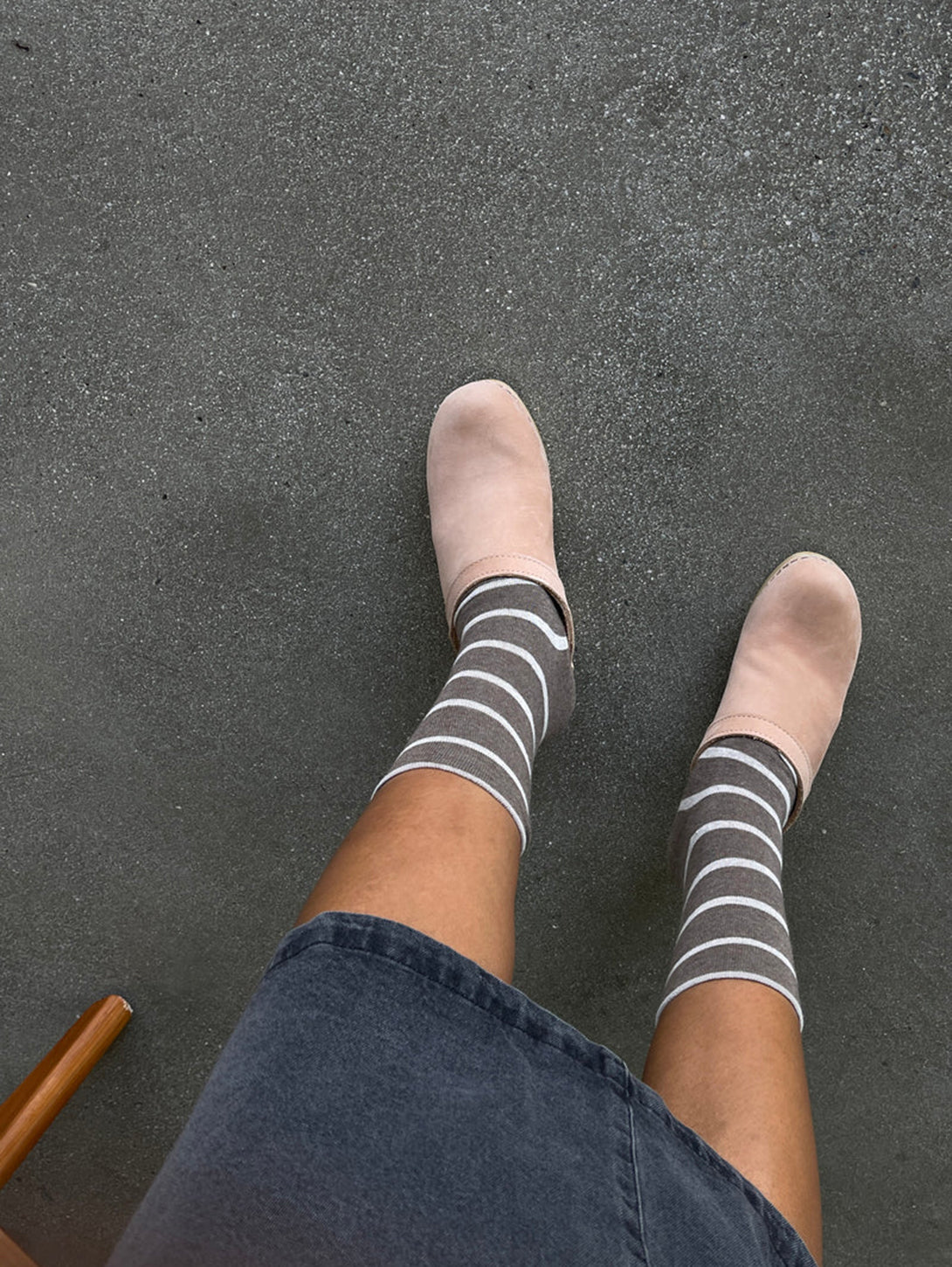 Wally Socks - Mocha-LE BON SHOPPE-Over the Rainbow