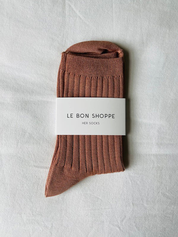 Her Socks - Nude Peach-LE BON SHOPPE-Over the Rainbow