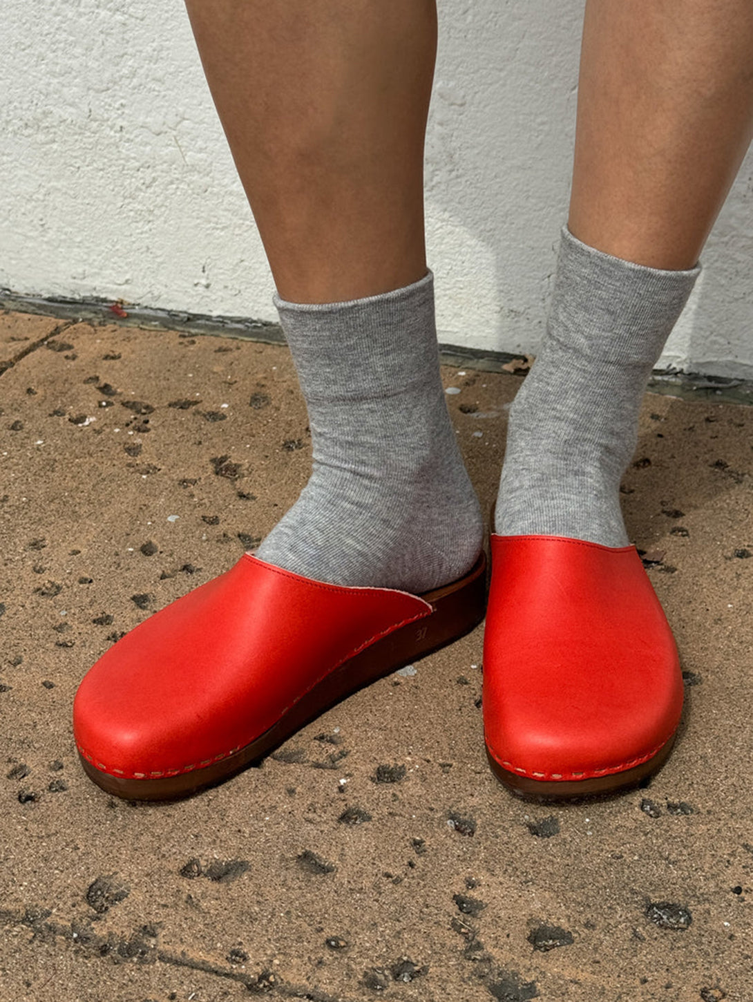 Sneaker Socks - Heather Grey-LE BON SHOPPE-Over the Rainbow