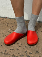 Sneaker Socks - Heather Grey-LE BON SHOPPE-Over the Rainbow