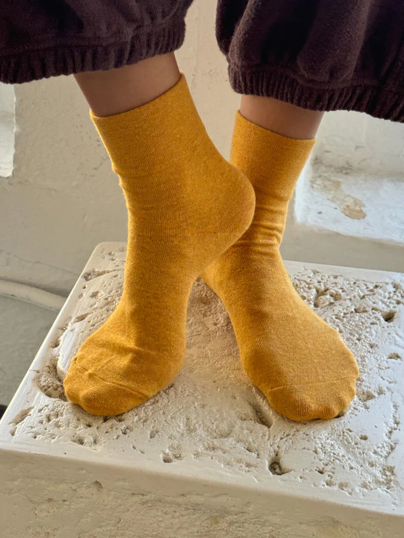 Sneaker Socks - Marigold-LE BON SHOPPE-Over the Rainbow