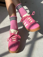 Girlfriend Socks - Rose Pink-LE BON SHOPPE-Over the Rainbow