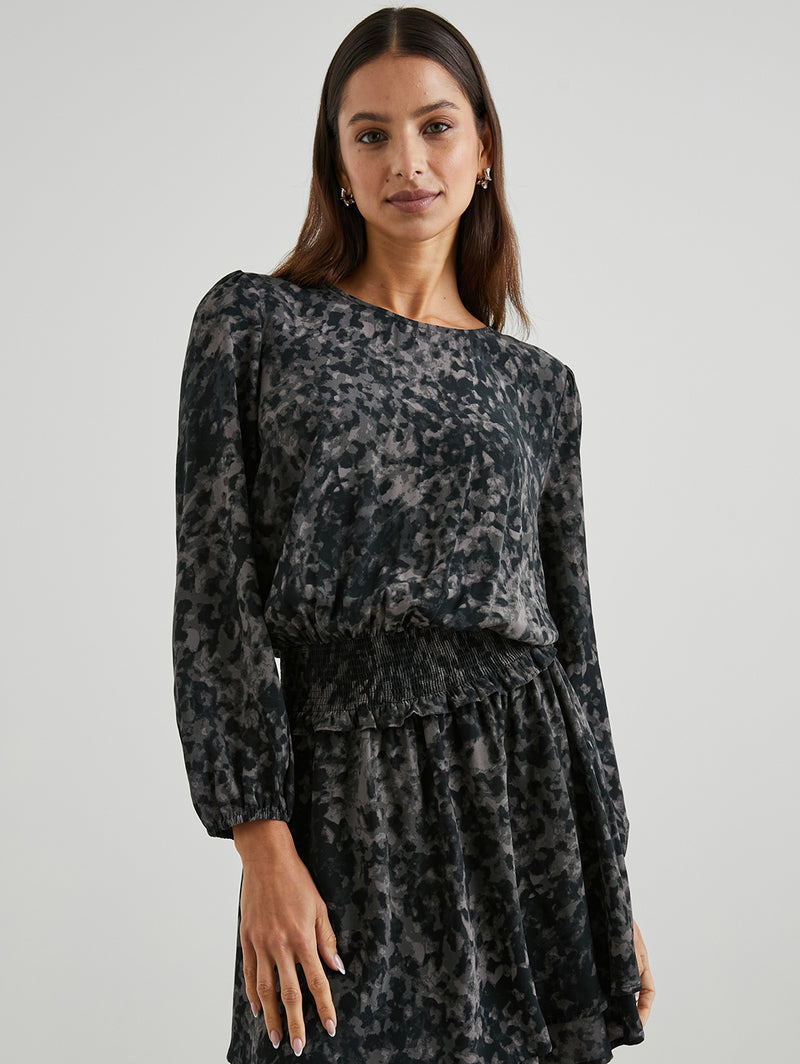 Inez Dress - Charcoal-Rails-Over the Rainbow